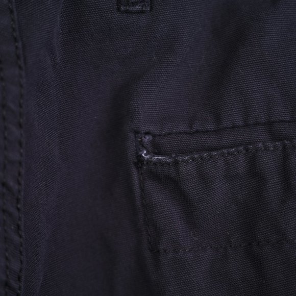 Men's Navy Blue Cotton Shorts - Waist size 31 - Picture 4 of 7